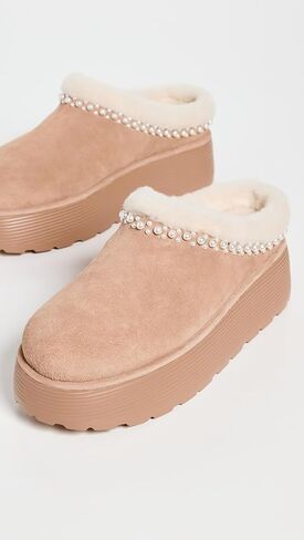 Stuart Weitzman Women's Nellie Pearl Flatfrom Mules in Saudi Arabia