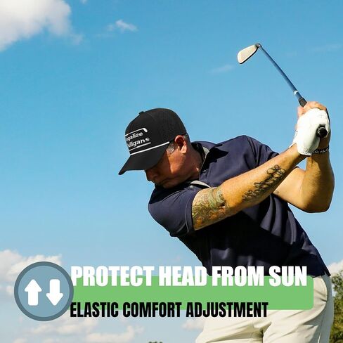 Funny Golf Hats for Men,Golf Rope Hat for Men,Legalize Mulligans - Black in Kuwait