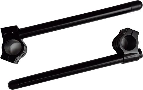 41mm Clip ons Handlebar Fit for Fork Tube 41mm cafe Racer Motorcycle handlebars 7/8", 41 mm Clip on Assembly CNC Black Bars in Saudi Arabia