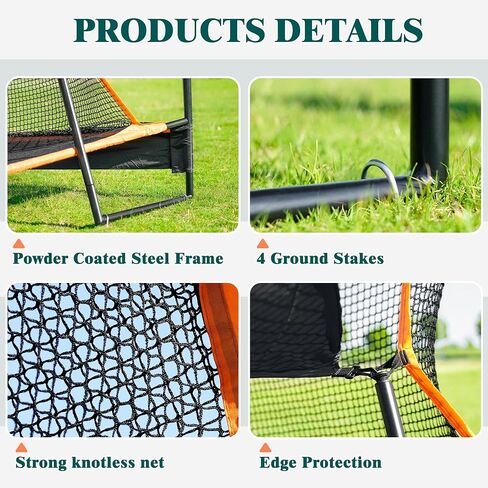 10 X 7 FT Automatic Ball Return Golf Net for Backyard Driving, Golf Practice Net, Golf Hitting Net with Golf Target Screen Cloth Stainless Steel Frame Indoor Outdoor in Saudi Arabia