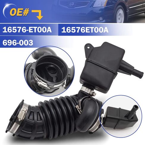 16576-ET00A منقي هواء مدخل خرطوم أنبوب مدخل التمهيد ل 2007-2012 نيسان سنترا 2.0L 696-003 16576-ET000 in Saudi Arabia