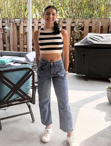 Women's Barrel Jeans for Women Wide Leg Mid Rise Jeans Baggy Loose Trendy Denim Ankle Pants Jeans Boyfriend Jeans in Saudi Arabia