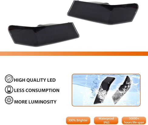 ADIIL Front Parking Light Turn Signal Directional Lamp Kit For 07-17 Jeep Patriot,Clear Lens Driver Left+Passenger Right in Kuwait