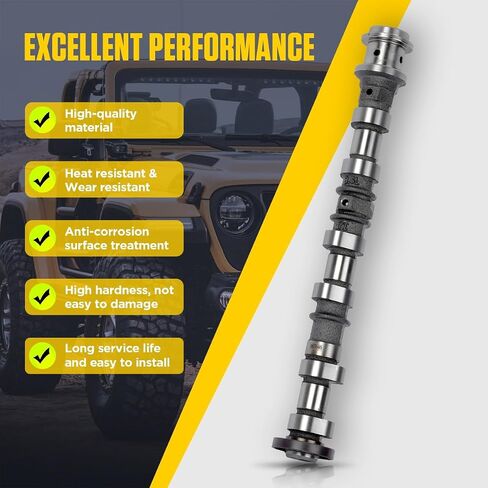 5184380AG 5184380AF Right Side Intake Camshaft Compatible for Jeep, Dodge, Chrysler, Ram 3.6L Engine V6 Models, 3.6L Intake Camshaft Replace 05184380AH, 5184380AD, 5184380AE with 2-Year Service in Saudi Arabia