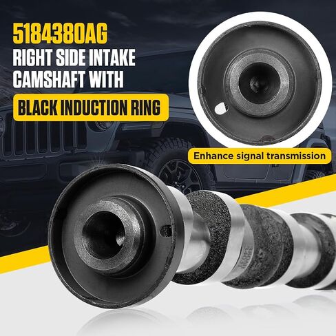 5184380AG 5184380AF Right Side Intake Camshaft Compatible for Jeep, Dodge, Chrysler, Ram 3.6L Engine V6 Models, 3.6L Intake Camshaft Replace 05184380AH, 5184380AD, 5184380AE with 2-Year Service in Saudi Arabia