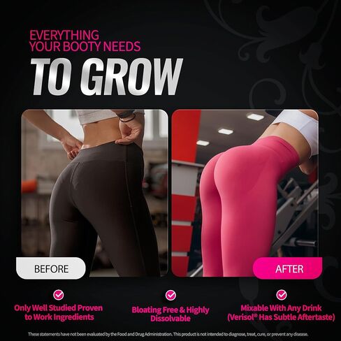 Creatine for Women | Booty Gain & Cellulite Reduction Powder Supplement | Bloating Free, No Filler, Vegan, Made in USA (Unflavored, 30 Servings) - 292.5g [Lid Color May Vary] in Saudi Arabia
