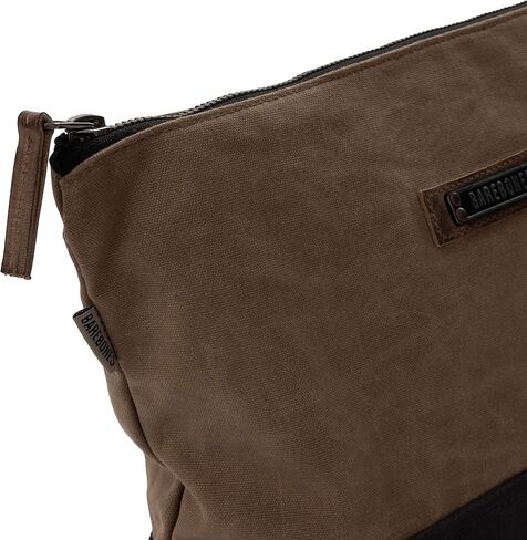 Barebones Neelum Zipper Pouch: Stylish Tool Bag & Travel Bag for Office Supplies, Makeup, and Chargers – Versatile Pencil Pouch with Durable Waxed Canvas and Water-Resistant Design (Large) in Saudi Arabia