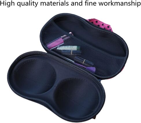 حقيبة تخزين نسائية من إكسسوارات السفر للملابس الداخلية والملابس الداخلية وحمالة الصدر وحقيبة مستحضرات التجميل، رائعة للسفر وتنظيم خزانة ملابسك وأمتعتك. (طباعة الفهد) in Kuwait