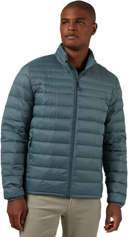32 Degrees Heat Men's Ultra-Light Down Packable Jacket | Layering | Zippered Pockets | Water Repellent in Kuwait
