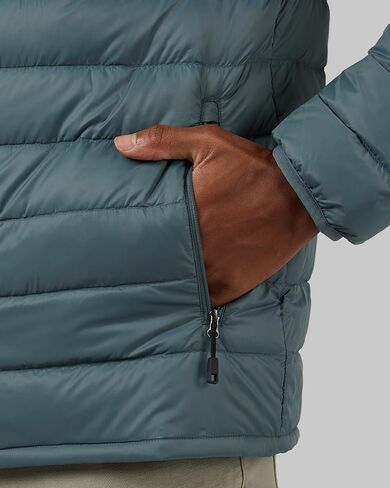 32 Degrees Heat Men's Ultra-Light Down Packable Jacket | Layering | Zippered Pockets | Water Repellent in Kuwait