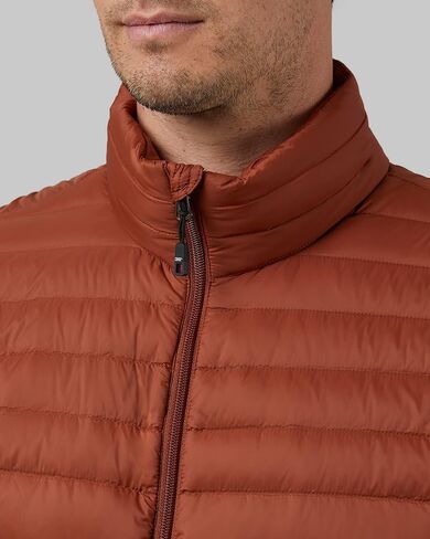 32 Degrees Heat Men's Ultra-Light Down Packable Jacket | Layering | Zippered Pockets | Water Repellent in Kuwait