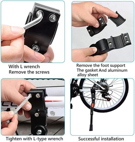 Bike Kickstands, Side Kickstand, Bike Stand,Adjustable Support Aluminum Alloy Kickstand, Mountain Bike Bicycle Cycle Prop Kick Stand Rubber Foot in Saudi Arabia