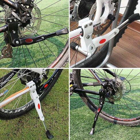 Bike Kickstands, Side Kickstand, Bike Stand,Adjustable Support Aluminum Alloy Kickstand, Mountain Bike Bicycle Cycle Prop Kick Stand Rubber Foot in Saudi Arabia