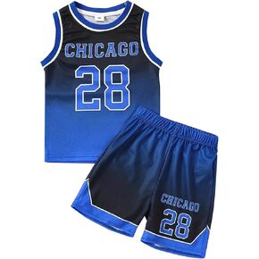 Basketball Jerseys For Kids Boys Sports Shorts Sets Summer Sleeveless Mesh Breathable Boy Suit