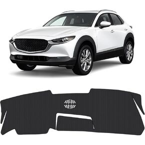 FIILINES Dash Cover for 2020-2023 Mazda CX-30 CX30, Dashboard Mat Accessories Dash Cover Sunshade Nonslip Mesh Protector No Glare Black