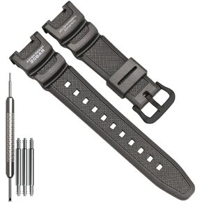 SGW100 Series Resin Strap Compatible with Casio SGW-100 Replacemnet Strap Men's Waterproof Watch Band