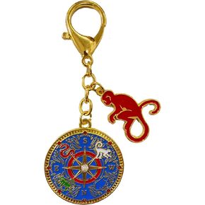 2025 Feng Shui The 4 Element Cross with Monkey Amulet