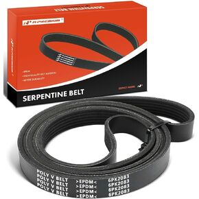 A-Premium Serpentine Drive Belt Compatible with Jeep, Dodge, Chrysler, AMC, Isuzu, Land Rover & Oldsmobile Cars - Wrangler, Cherokee, Comanche, Charger, Durango, Challenger, 300, Spirit, Aurora & More