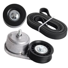 90K-38103B Serpentine Belt Drive Component Kit for Chevrolet Express 1500 2500 Express Cargo Silverado 1500 for GMC Savana 1500 2500 Sierra 1500 4.3L 2003-2014 OE# 38103 36299 K060960