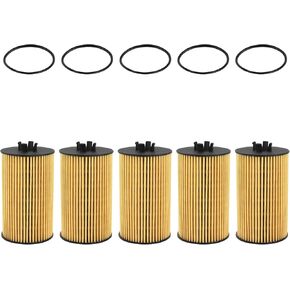 FLYPIG Oil Filter HU612/2X for Chevy Cruze Colorado Aveo Sonic Malibu Trax Canyon Equinox GMC Canyon Terrain Buick Cascada Encore 1.4L 1.6L Engine