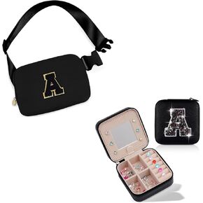 Birthday Gifts for 6 7 8 9 10 11 12 13 14 15 16 Year Old Girls,Fanny Pack Belt Bag & Travel Jewelry Case Small Jewelry Box