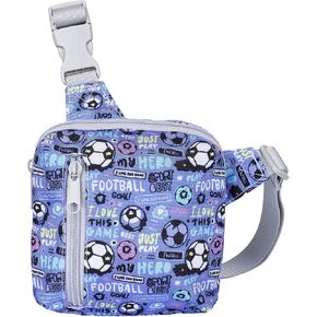 Kids Fanny Pack,Girls Boys Purse Bag Cute Cartoon Wasit Bag Travel Belt Bag,Crossbody bag for kids age 4-12(Fox)