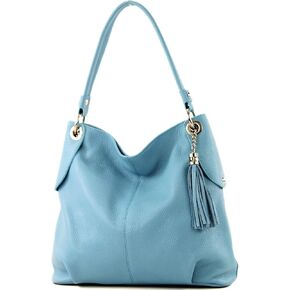 T185 - ital. ladies leather shoulder bag
