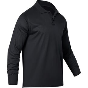 Men's Long Sleeve Polo Shirt Athletic Golf Polo Shirts for Men Quick-Dry Performance Casual Collared Shirts
