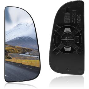 BDFHYK 68067730AA Right Side Lower Mirror Glass Compatible with 2010-2018 Dodge Ram 1500 2500 3500 4500 5500 Towing Mirrors Ram Passenger Side Convex Mirror Glass with Rear Mounting Bracket (Right)