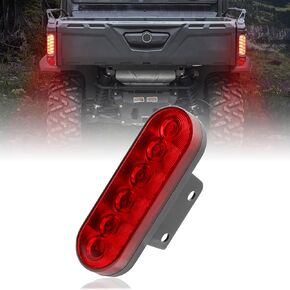 SAUTVS 1PCS UTV Red LED Tail Light for Can Am Defender, Red Taillight Assembly for Can-Am Defender/Defender MAX HD5 HD7 HD8 HD9 HD10 2016-2025 Accessories (1PCS, Replace #710004257)