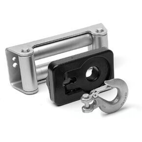 Daystar, Universal winch hook roller fairlead isolator, black, fits most 8k lb to 12.5k lb winches, KU70039BK, Made in America, Black