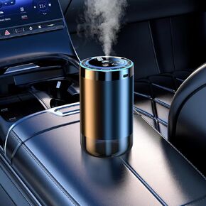New Smart Car Air Fresheners,Atomization Fragrance,50ml Lasts 4 Months,5-Speed Adjustable Concentration,Starry Sky Projection,Auto ON/Off Car Freshener Long Lasting,Built-in Battery,Cologne