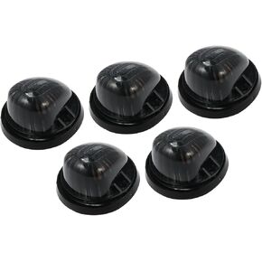 5pcs Car Top Cab Marker Light Roof Running Lamps Smoked Black Covers Lens Yellow LED Light for Chevrolet C30 C20 K30 K20 1977-1986 for GMC C1500 1979-1984 Item Replacement