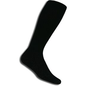 Thorlos MS Max Cushion Military Anti-Fatigue Over The Calf Socks, Black 2, Medium