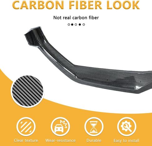 Front Bumper Lip Fits 3 Series M Sport (Carbon Fiber Look, 2019-2022 G20) in Saudi Arabia