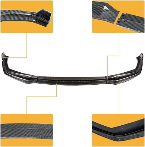 Front Bumper Lip Fits 3 Series M Sport (Carbon Fiber Look, 2019-2022 G20) in Saudi Arabia