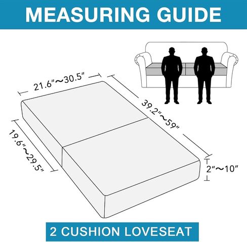 Flamingo P High Stretch Cushion Cover Sofa Cushion Furniture Protector for Sofa Seat Slipcover Sofa Cover Soft Flexibility with Elastic Bottom (3 Seat Cushion Cover, Dove) in Saudi Arabia