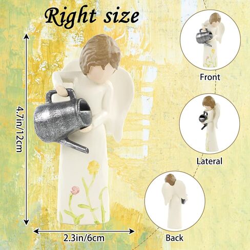 JINGIHE Mother and Son Figurines, Mother Birthday Gifts, Thank You Gifts for Women, Hand-Painted Statues Flowers Gift for Son, New Mom Memorial Day Decorations in Saudi Arabia