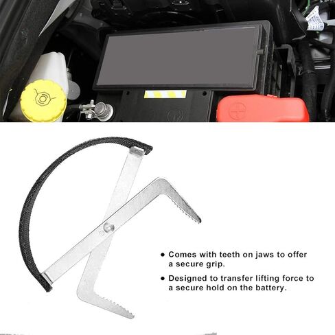 Battery Carrier, Universal Metal Battery Carrier Adjustable Heavyduty Side Battery Carrier Sure Grip Battery Carriers Car Battery Accessory for 7inch/175 mm Wide Battery in Saudi Arabia
