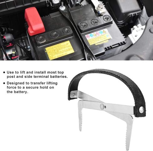 Battery Carrier, Universal Metal Battery Carrier Adjustable Heavyduty Side Battery Carrier Sure Grip Battery Carriers Car Battery Accessory for 7inch/175 mm Wide Battery in Saudi Arabia