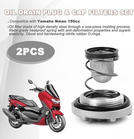 Minho GY6 50cc 125cc 150cc Oil Drain Plug & Cap Filters Set Fit for Chinese Scooter Moped Baja Jonway Benzhou Taotao etc in Saudi Arabia
