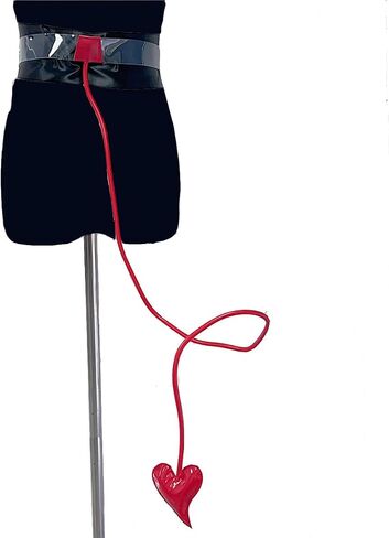 Devil Tail Halloween Cosplay Props Cute Love Heart Demon Tail in Saudi Arabia