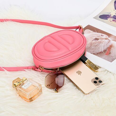 Black Leather fanny pack for women,Fashion Small crossbody bag, Popular exquisite leather belt bag for women. in Saudi Arabia