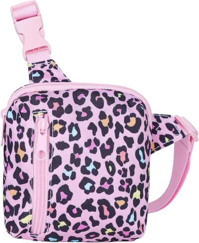 حقيبة فاني للأطفال، حقيبة محفظة للفتيات والأولاد، حقيبة واسط كرتونية لطيفة، حقيبة بحزام للسفر، حقيبة كروس للأطفال من سن 4 إلى 12 عامًا (ثعلب) in Kuwait