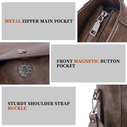 HKCLUF Crossbody Bags for Women Large Capacity Hobo Handbags Women With 2PCS Guitar Strap Leather Bucket Bag Purse For Women in Saudi Arabia