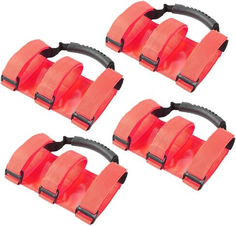 JeCar Grab Handles Heavy Duty Roll Bar Grip Handles Compatible with Jeep Wrangler 1955-2023 CJ YJ TJ JK JL & Gladiator JT in Saudi Arabia