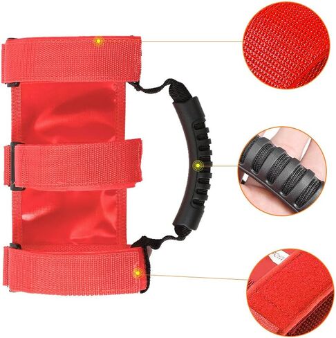 JeCar Grab Handles Heavy Duty Roll Bar Grip Handles Compatible with Jeep Wrangler 1955-2023 CJ YJ TJ JK JL & Gladiator JT in Saudi Arabia