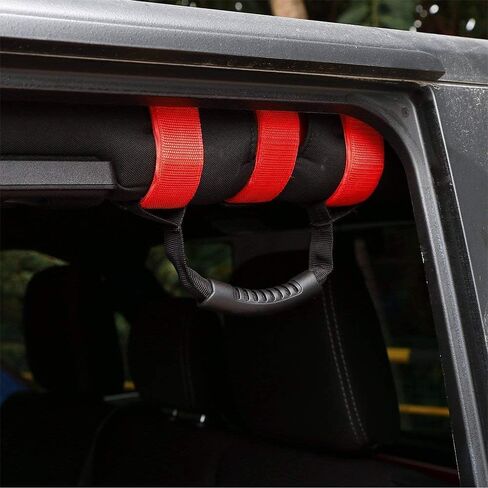 JeCar Grab Handles Heavy Duty Roll Bar Grip Handles Compatible with Jeep Wrangler 1955-2023 CJ YJ TJ JK JL & Gladiator JT in Saudi Arabia