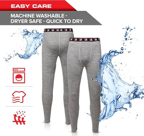 7EVEN 100% Merino Wool Mens Base Layer Bottom 230 GSM in Saudi Arabia