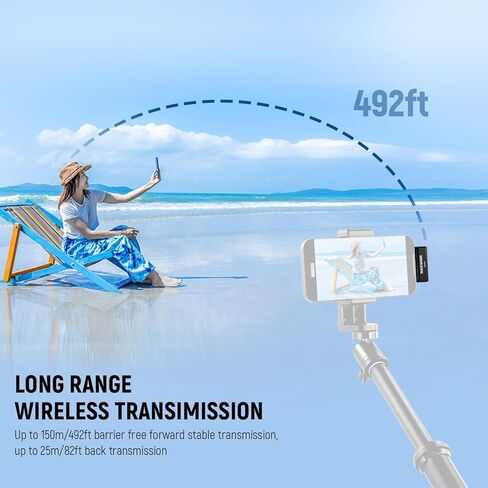 Neewer Wireless Lavalier Microphone for USB C with Charging Case, Compatible with iPhone 15/Android/PC/Laptop, 48KHz/24Bit Mini Lapel Mic, Noise Canceling 24H Battery for Recording Live Vlog, KM18 in Saudi Arabia